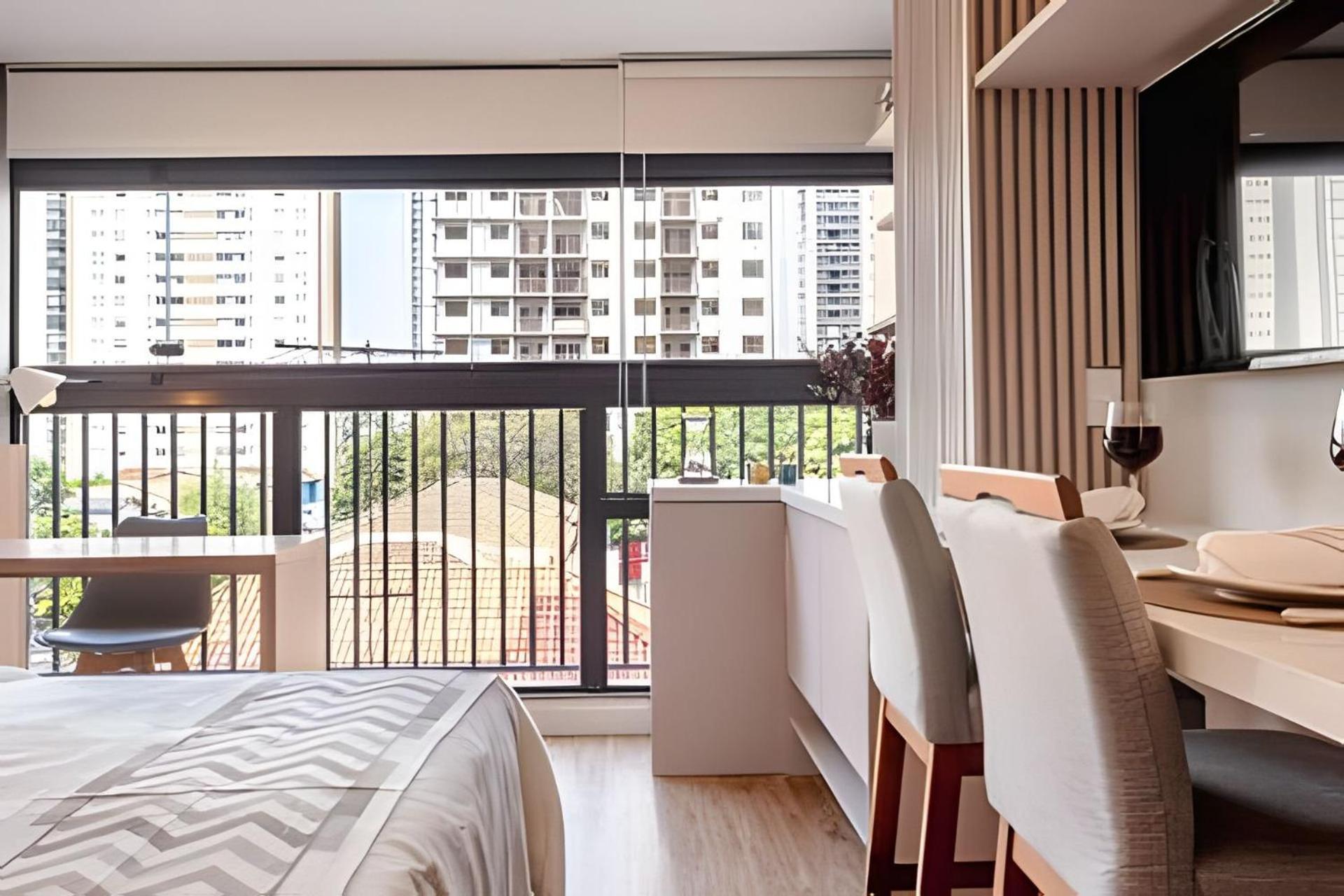 Apartamento Novo/studio Luxuoso A 500m Allianz Parque